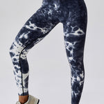 High Waist Tie-Dye Long Sports Pants