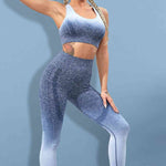 Gradient Sports Tank and Leggings Set