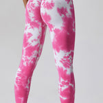 High Waist Tie-Dye Long Sports Pants