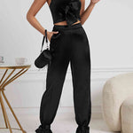 Knot Detail Tube Top and Pants Set