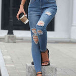 Distressed Skinny Jeans