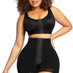 Women's Ultimate Support 4- Boning Corset with Custom fit with tummy Compression and butt lift