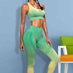 Gradient Sports Tank and Leggings Set