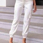 High Waist Pants with Pockets