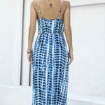 Tie-Dye Spaghetti Strap Maxi Dress