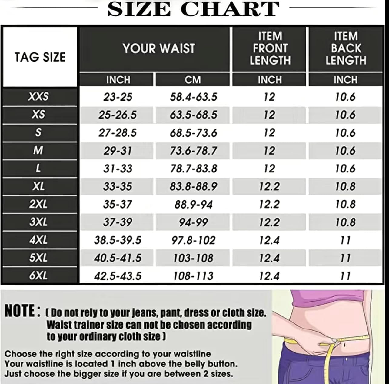 Double Layer Zipper Tummy Control Waist Trimmer