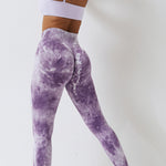 High Waist Tie-Dye Long Sports Pants