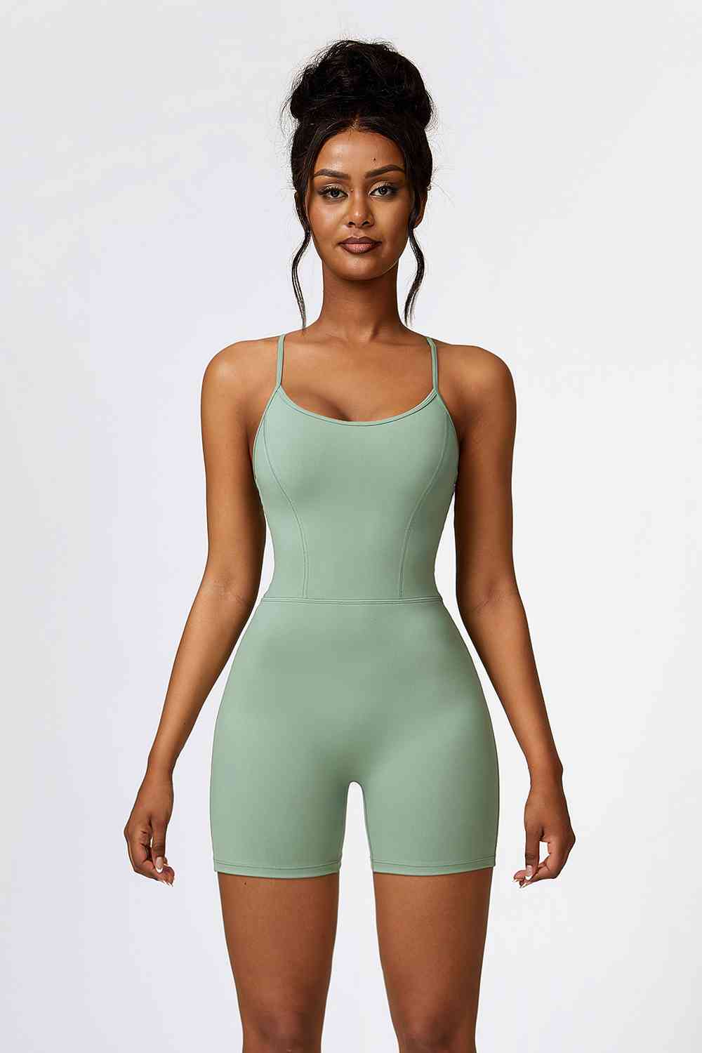 Halter Neck Sports Romper