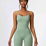 Halter Neck Sports Romper