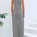 Full Size Wide Leg Overalls with Pockets