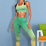 Gradient Sports Tank and Leggings Set