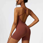 Halter Neck Sports Romper