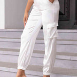 High Waist Pants with Pockets