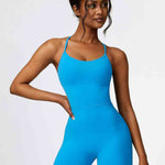 Halter Neck Sports Romper