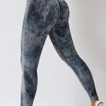 High Waist Tie-Dye Long Sports Pants