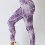 High Waist Tie-Dye Long Sports Pants