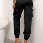 High Waist Pants with Pockets