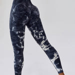 High Waist Tie-Dye Long Sports Pants