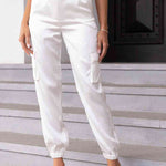 High Waist Pants with Pockets