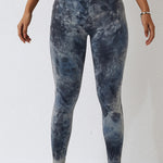 High Waist Tie-Dye Long Sports Pants