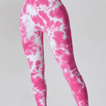 High Waist Tie-Dye Long Sports Pants