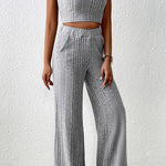 Mock Neck Tank and Pants Set