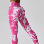 High Waist Tie-Dye Long Sports Pants