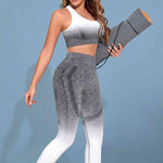 Gradient Sports Tank and Leggings Set