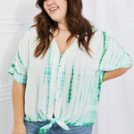 Sew In Love Beachy Keen Full Size Tie-Dye Top