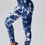 High Waist Tie-Dye Long Sports Pants