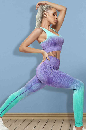 Gradient Sports Tank and Leggings Set