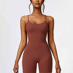 Halter Neck Sports Romper