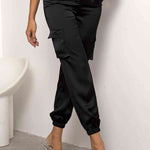 High Waist Pants with Pockets